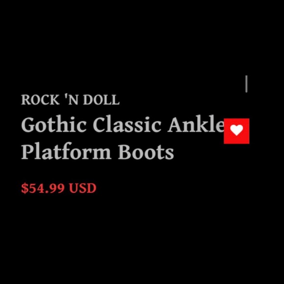 Rock & doll platform boots! - Picture 2 of 6